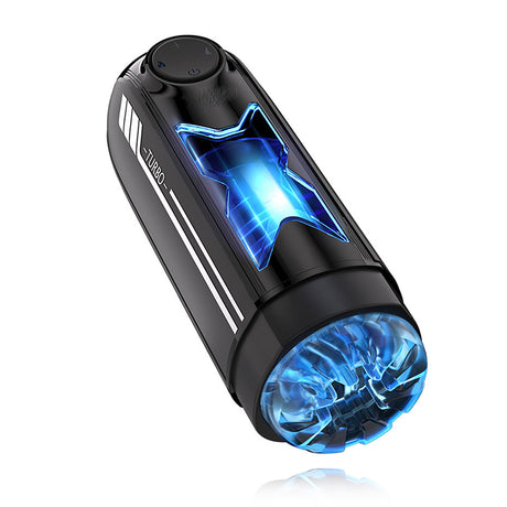 Leten Fury 10 Telescoping Vibration Intelligent Chip Control Men Sex Toys with Moaning & Heating Function