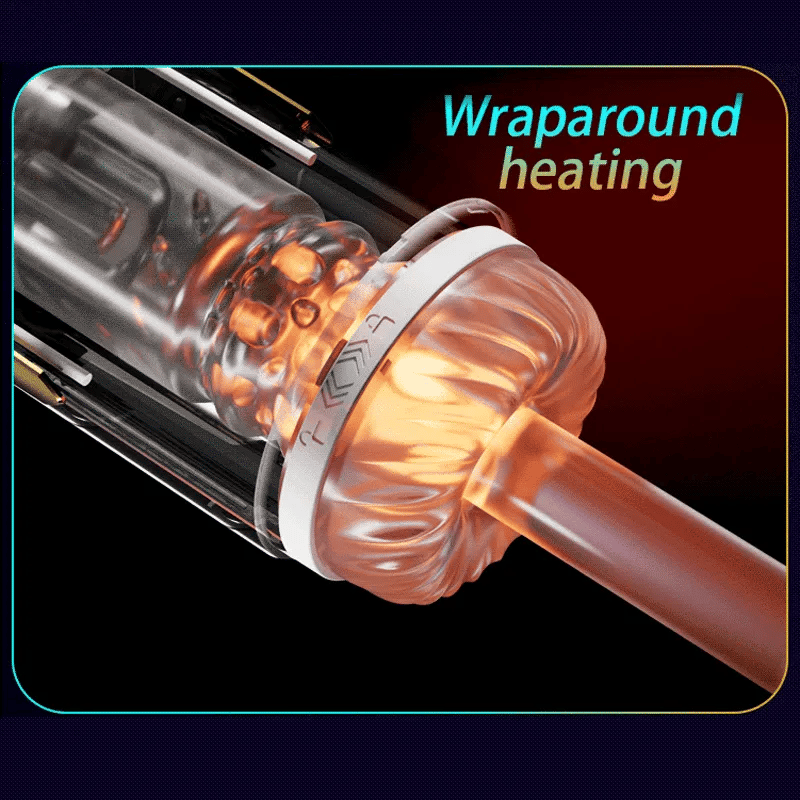 Bluetooth Connected 10 Telescopic Vibrating Intelligent Heating APP Male Aircraft Cup