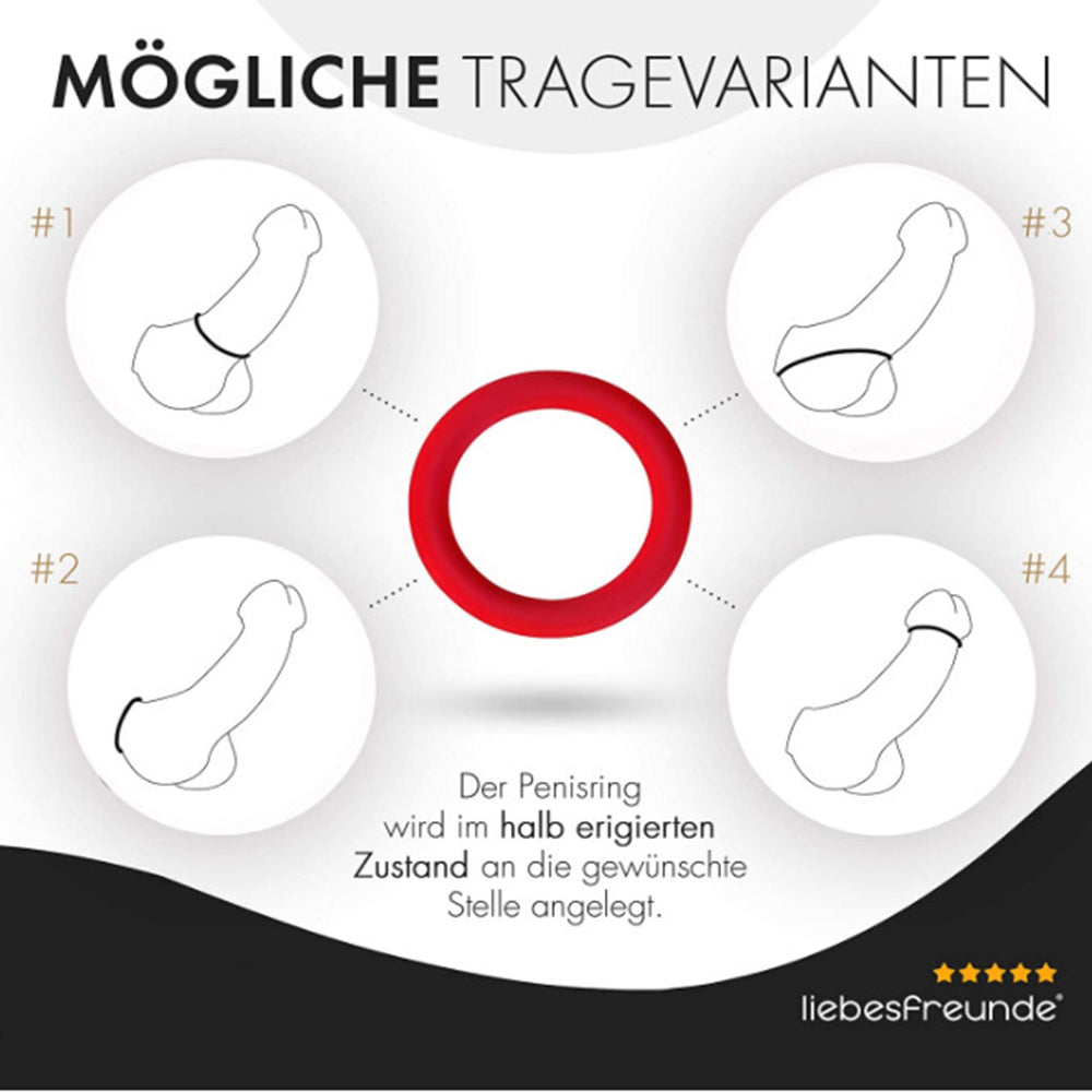 Time-Delay Lock Fine Foreskin Resistance Compound Ring