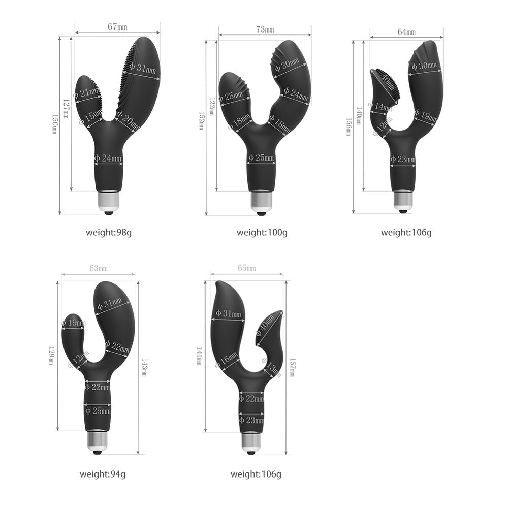 Silicone G-Spot Vibration Massage Sex Toys