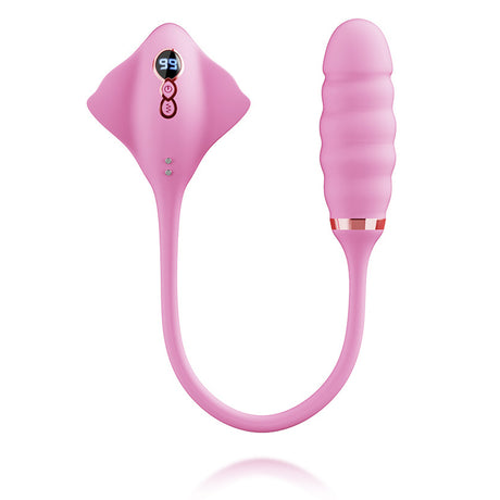 Manta Sex Toys Fish Shape 2 in 1 Vibration and Tongue Licking for Women Dildo Telescopi