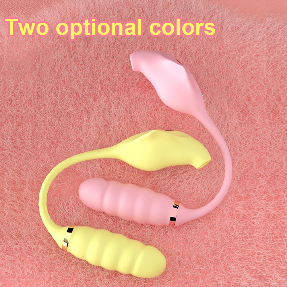 Manta Sex Toys Fish Shape 2 in 1 Vibration and Tongue Licking for Women Dildo Telescopic Vibrator