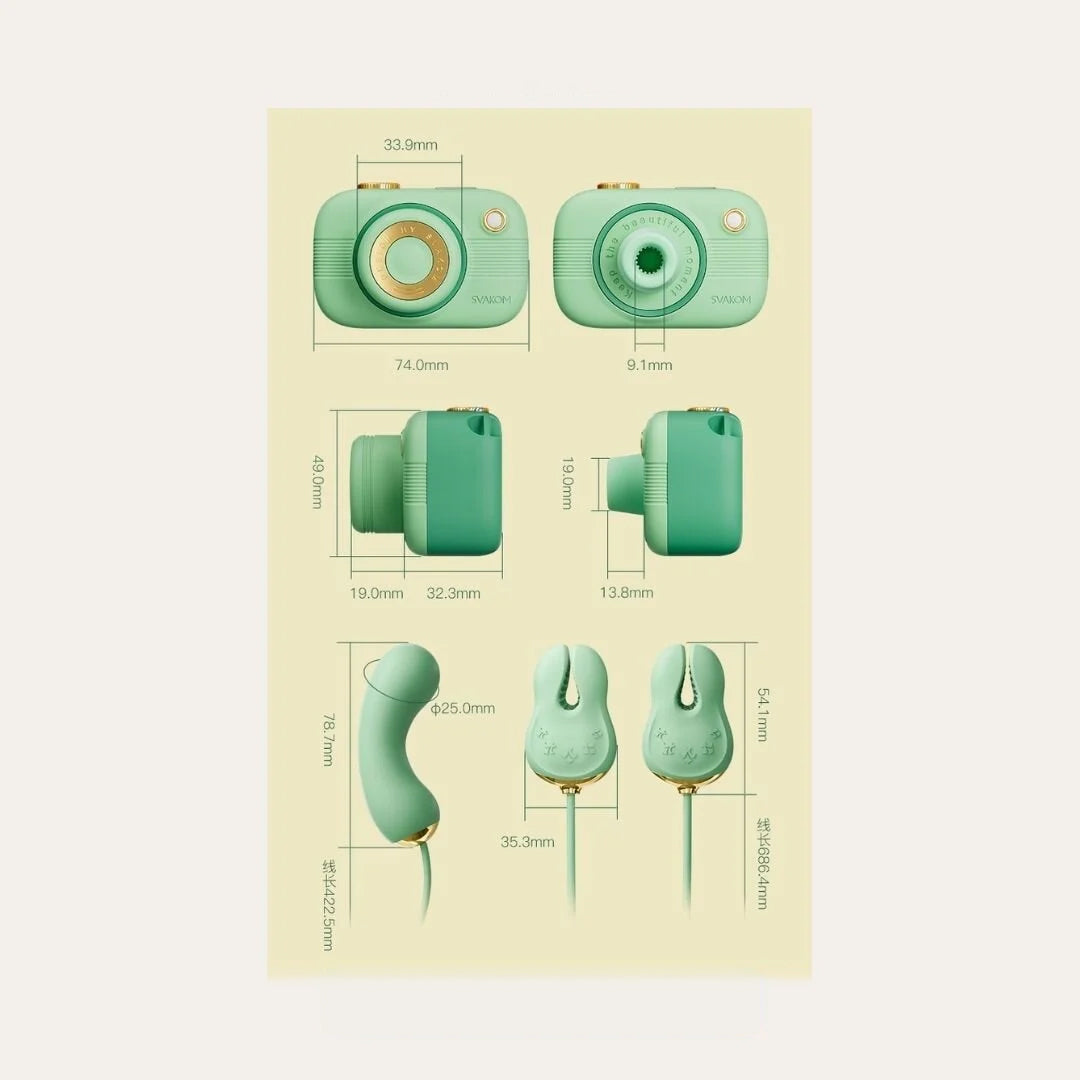 Saggie Suckers Dildo-Green Female Masturbators Adult Erotic Products