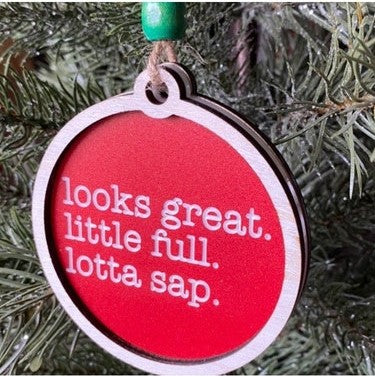 š¤ŖFunny Words Christmas Treeš Hanging Decoration
