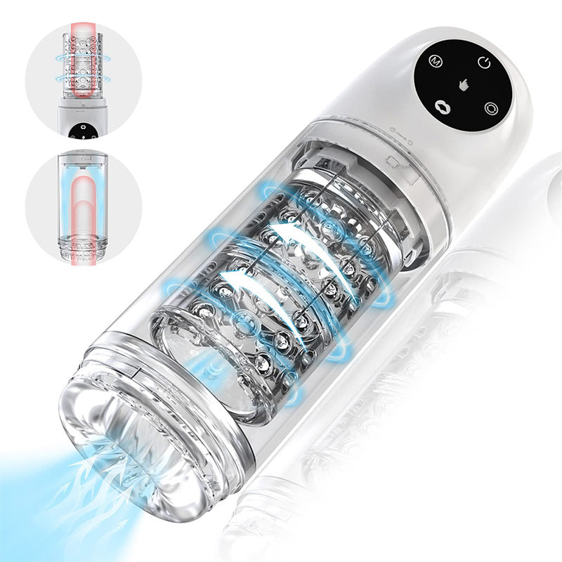 4 In 1 Upgraded Version 7 Suction Power 7 Rotating Male Masturbator