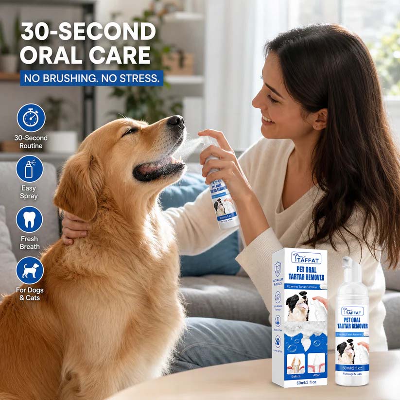 Pet Dental Tartar Care Spray for Dogs & Cats-2 PCS