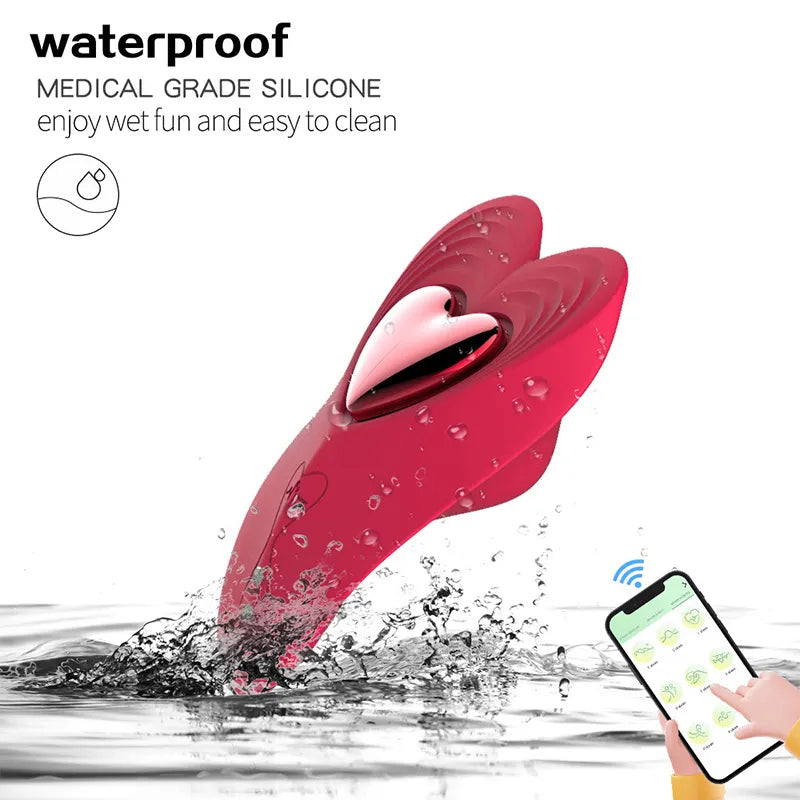 APP Remote Control Female Magnetic Invisible Wearable Masturbator