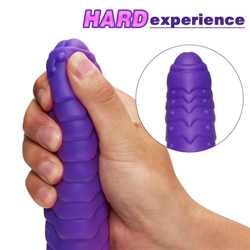 Color-changing Intelligent Heating 3 Thrusting 5 Vibrating Dildo