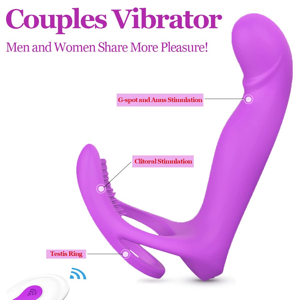 3 In 1 Penis Ring 9 Modes G-Spot Vibrator