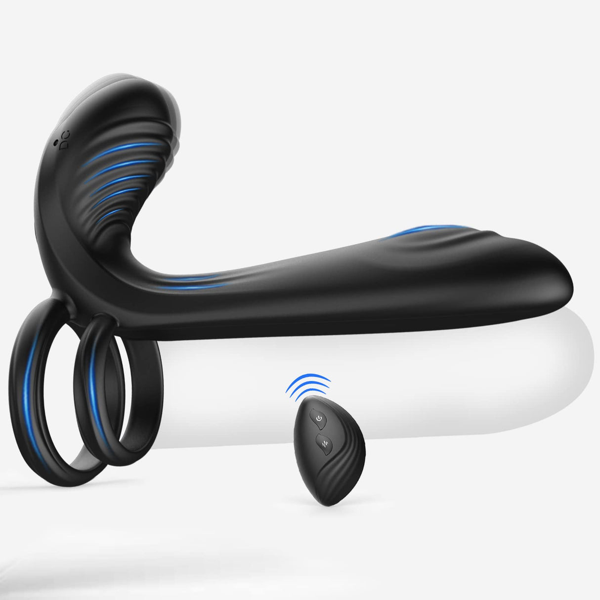 Vibrating Penis Ring with Remote Control for Men Couples