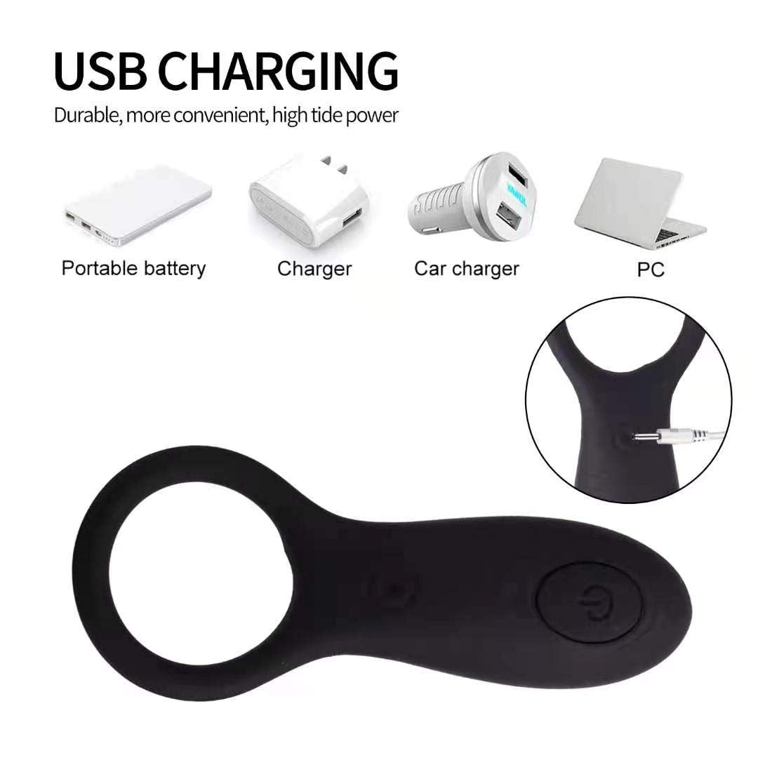 Usb 10-Frequency Wireless Remote Control Delay Lock Ring