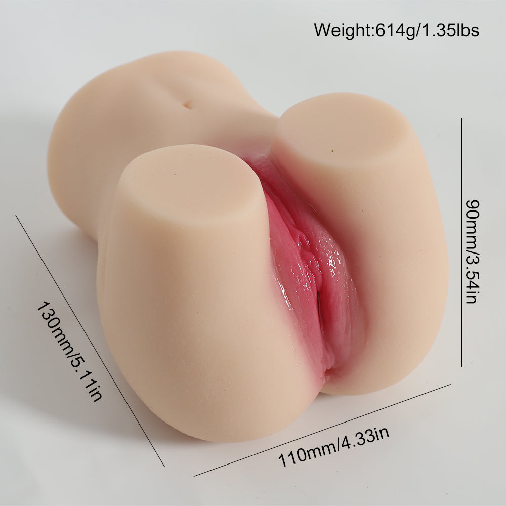 Mini Sex Doll- Male Masturbators Realistic Male Stroker Pocket Vagina with 3D Realistic Textured Soft Butt