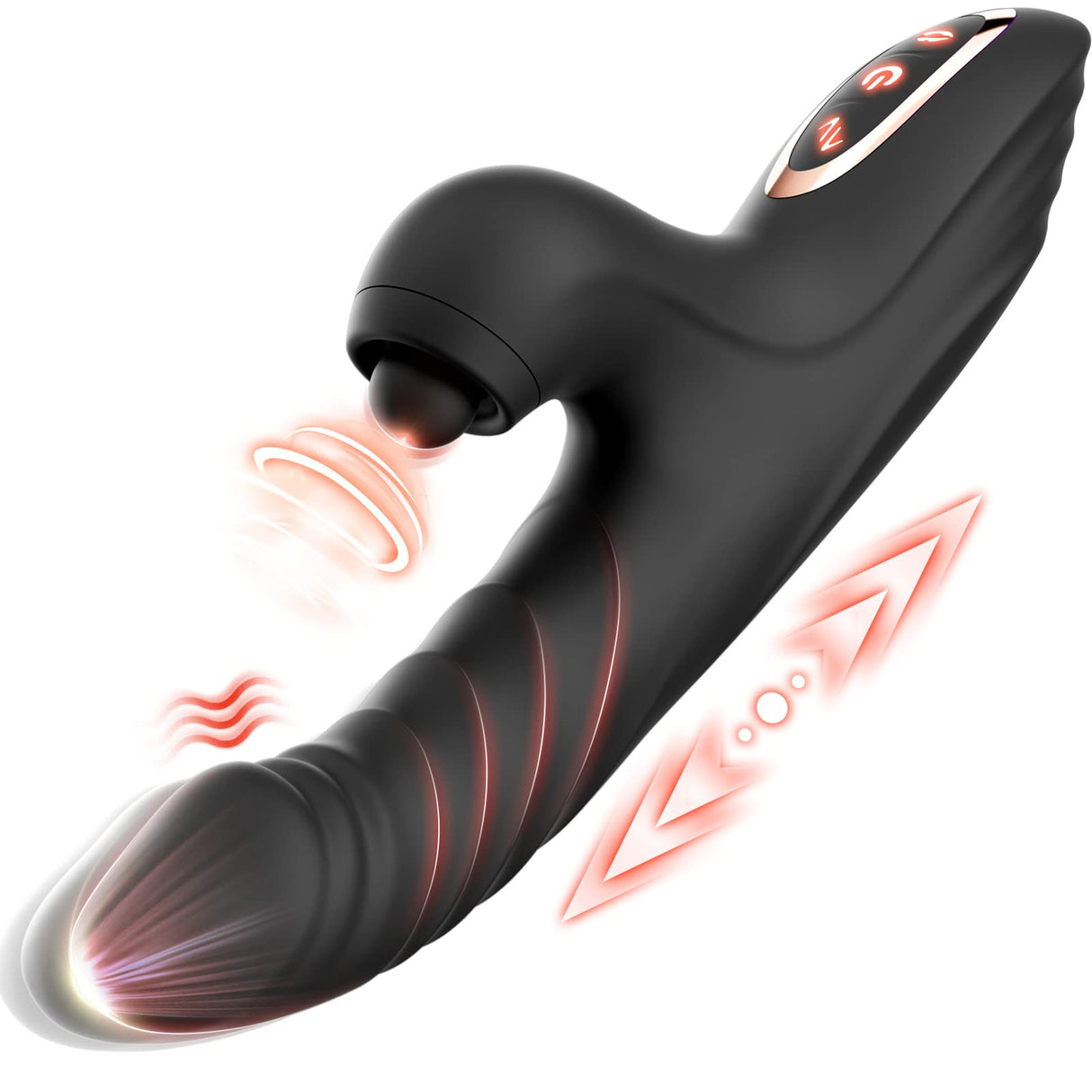 10 Vibrations 7 Thrust Modes Licking, G-spot Vibrator
