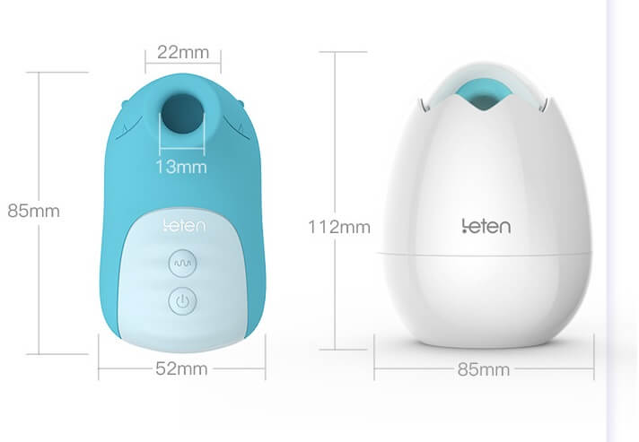 Little Raptors Heating Sucking Vibrator