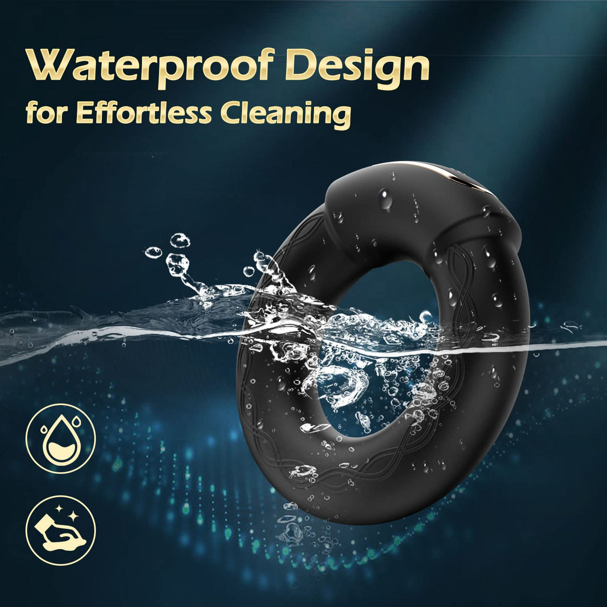 Vibrating Cock Ring 10 Vibrations with Heating