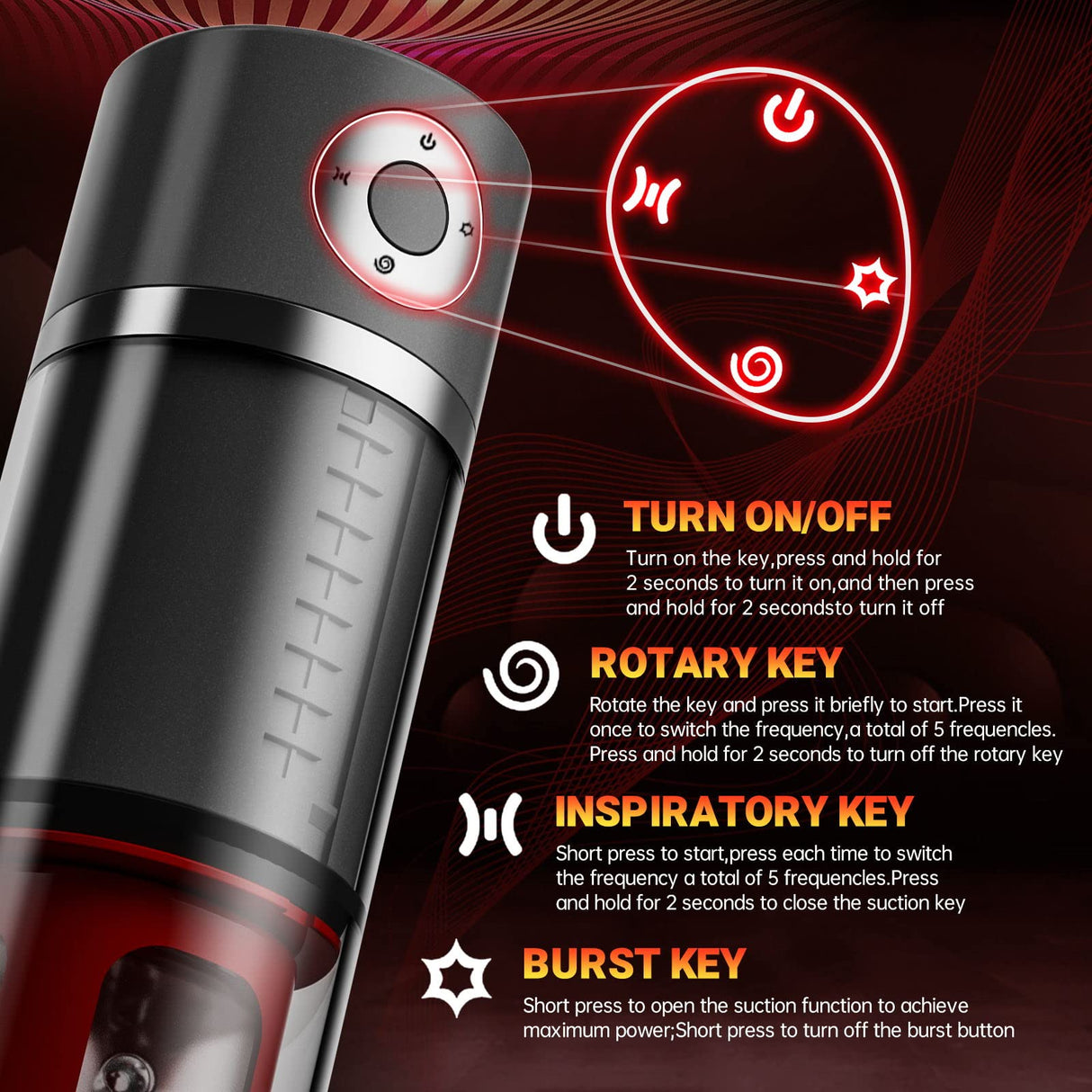 Showeggs Fully Automatic Sucking Clip Sucking Men Sex Toys