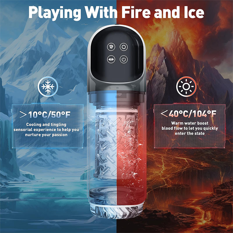 XR3 Wearable 7 Vibrating Sucking Rotation Tongue Licking Automatic Male Sex Toys