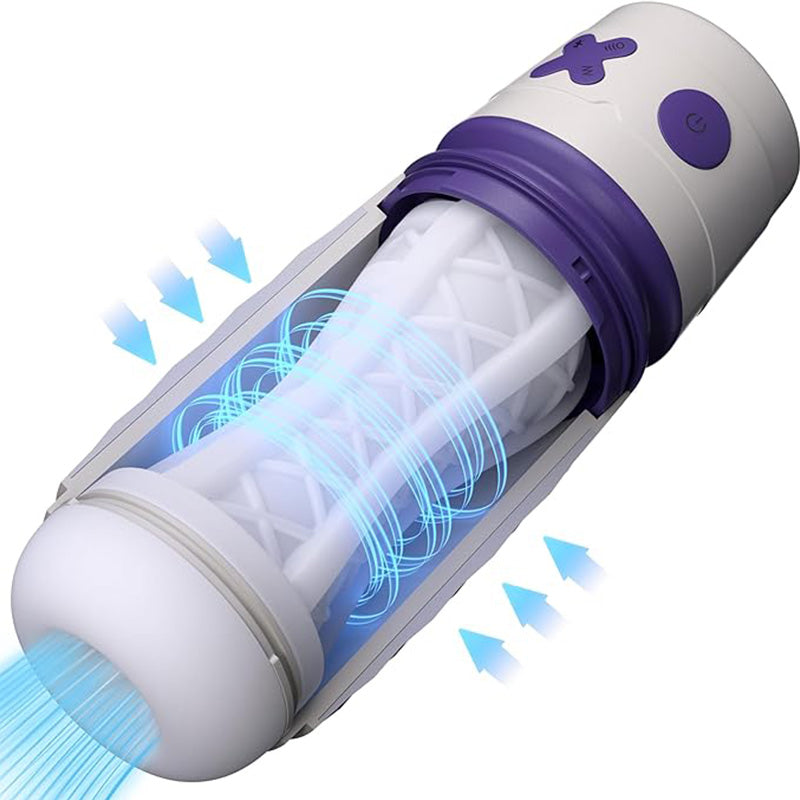 7 Types Of Vibration Thrusting And Sucking APP Remote Control Men Sex Toys