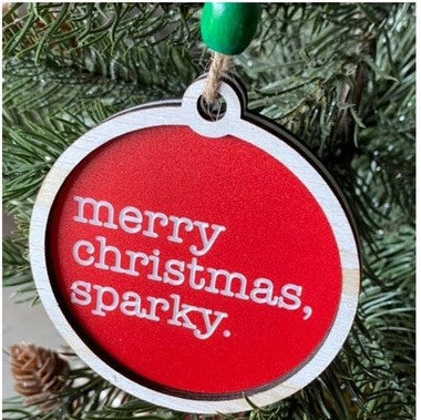 š¤ŖFunny Words Christmas Treeš Hanging Decoration