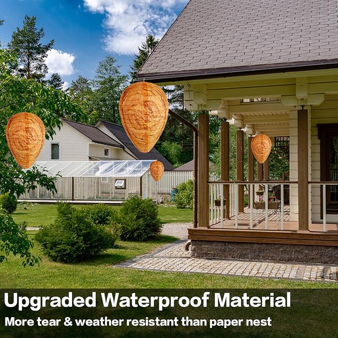 Fake Wasp Nest Hanging Lantern 5 Piece
