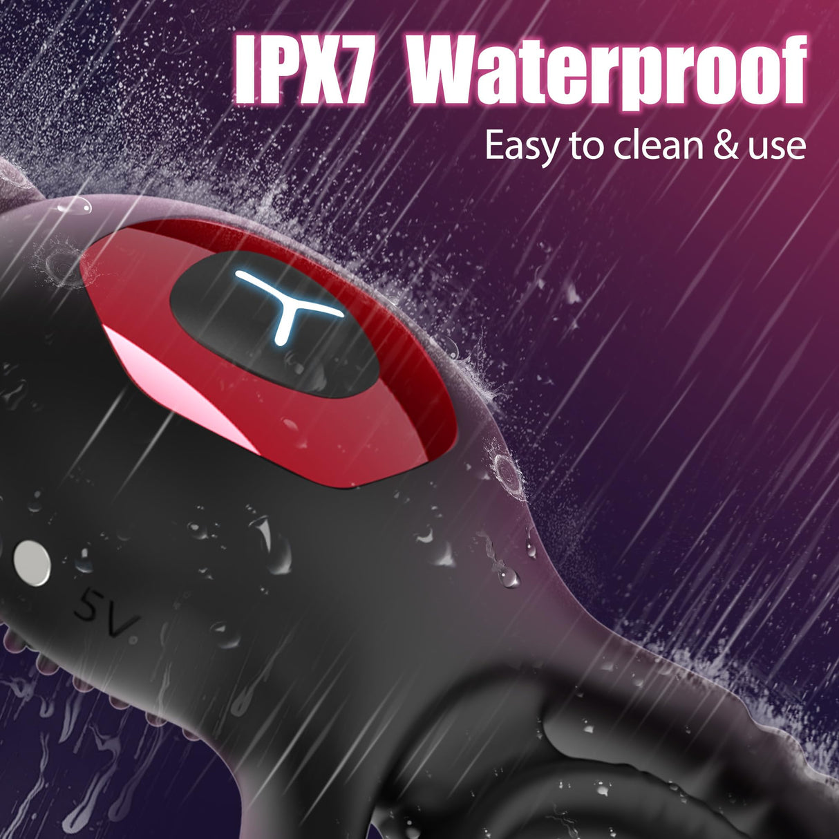 4in1 Penis Ring Vibrator 10 Vibrations C & G Spot Vibrator