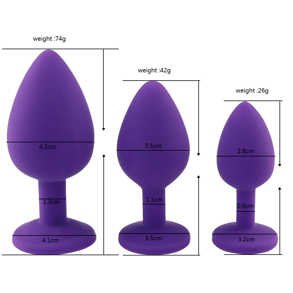 Silicone Multi-Size Anal Plug