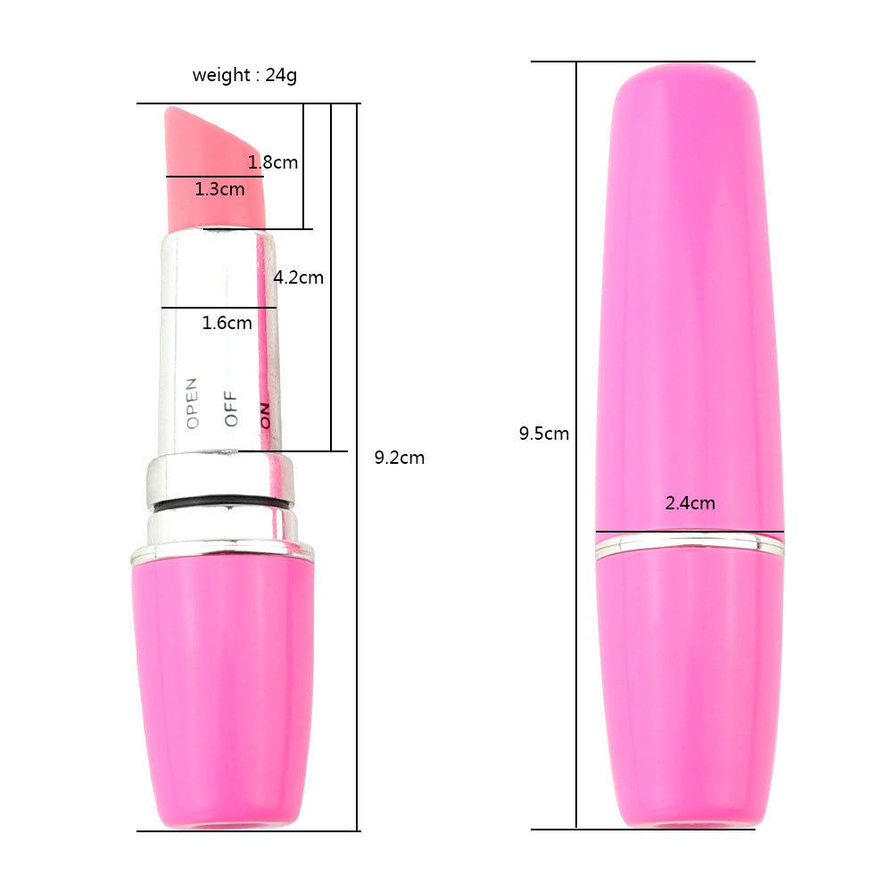 Portable Mini Lipstick Vibrating Female Masturbator