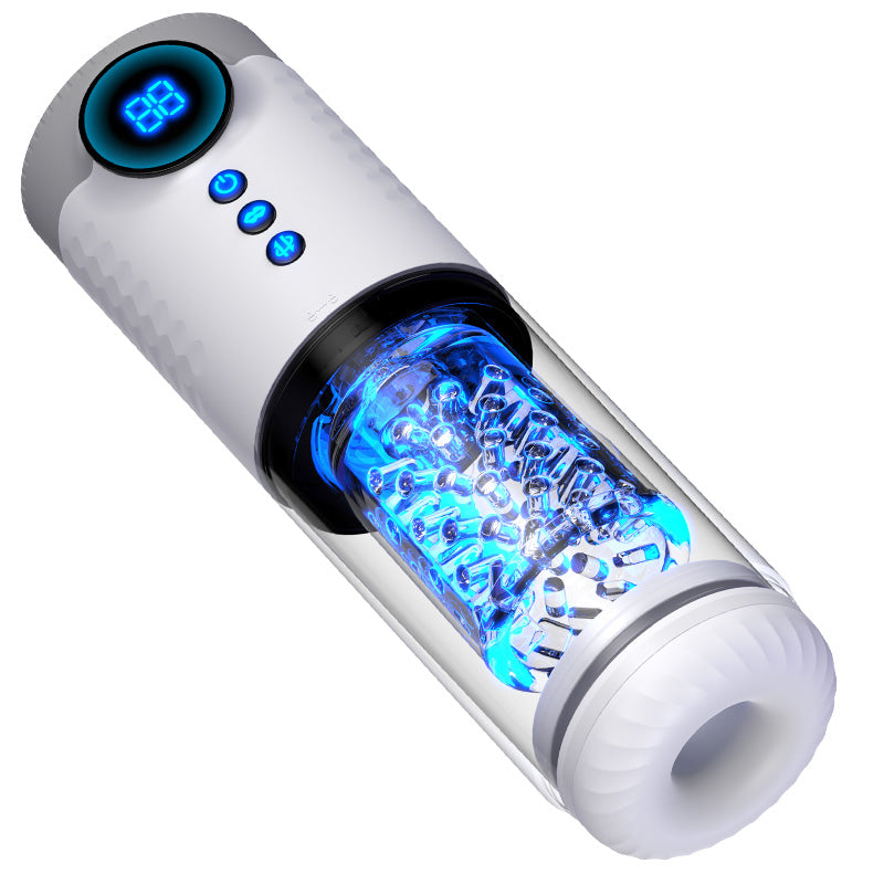 9-Frequency Fully Automatic Telescopic Rotating Male Masturbation Cup