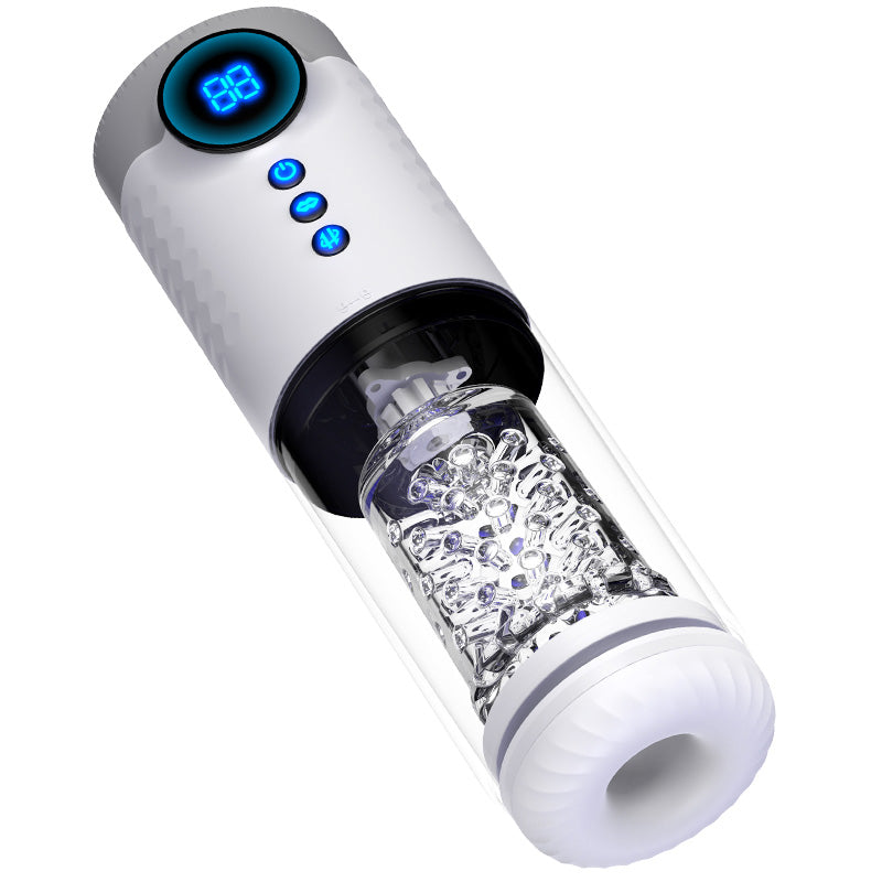 9-Frequency Fully Automatic Telescopic Rotating Male Masturbation Cup