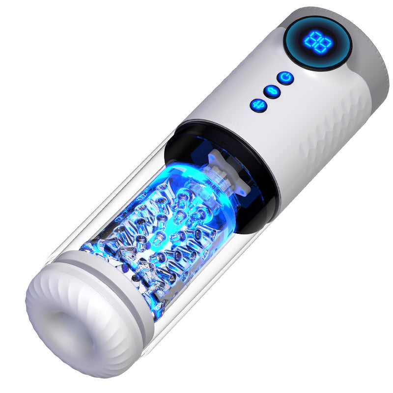 9-Frequency Fully Automatic Telescopic Rotating Male Masturbation Cup