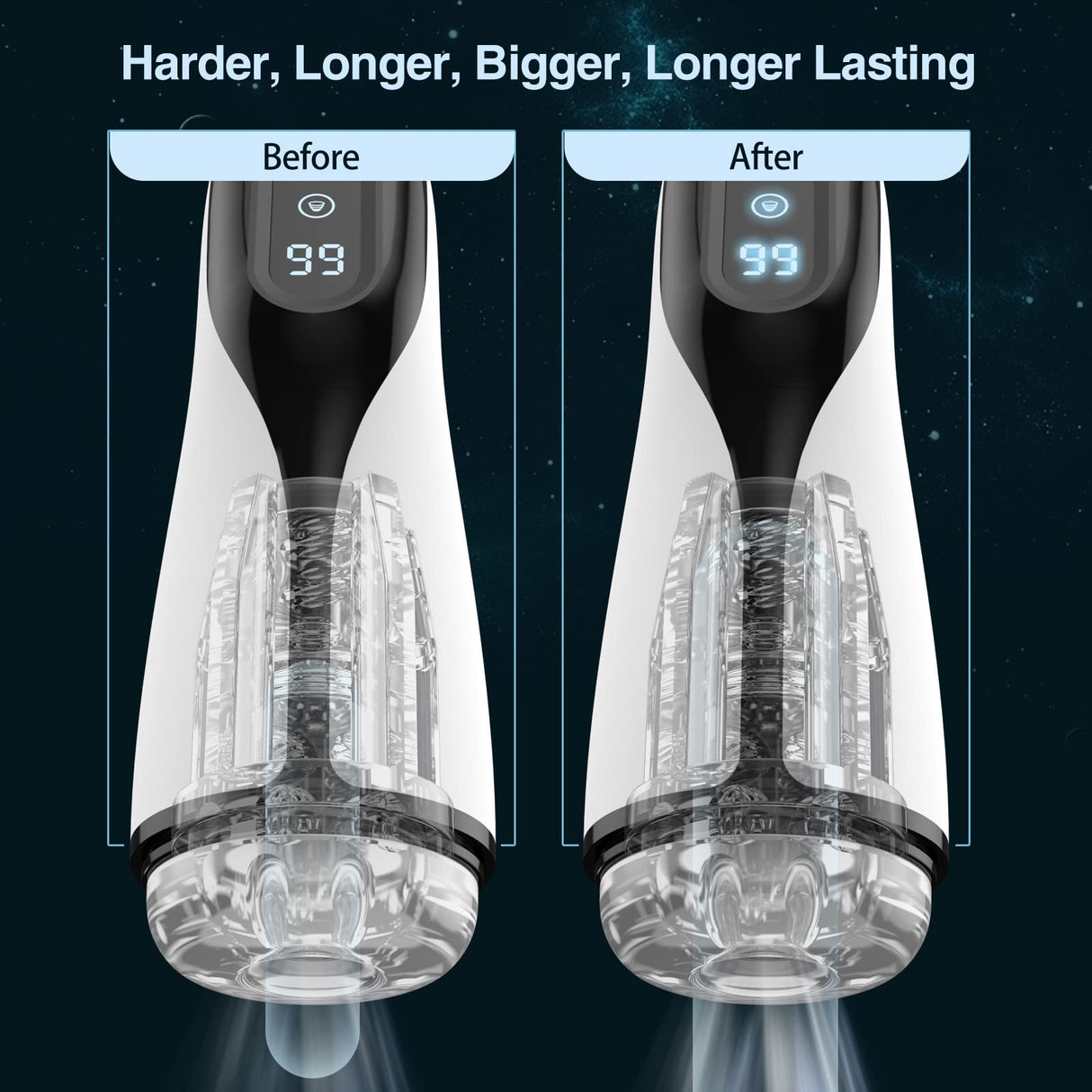 3 In 1-9 Suction & Vibration Heating Blowjob Automatic Male Masturbator