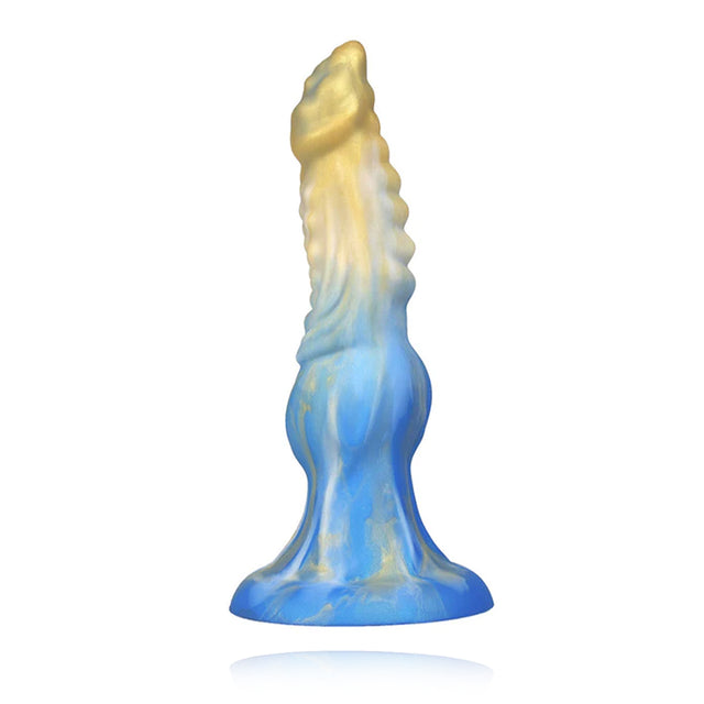 Alien Dildo Mixed Color Liquid Silicone Allovers Dildo Sex Toys