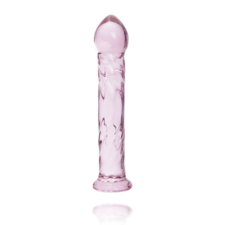 Crystal Glass Butt Plug Glass Dildo 6.7 Inch