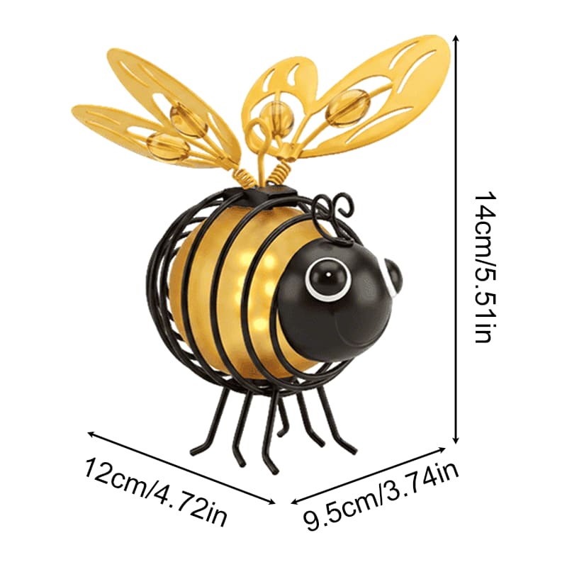 Solar Hanging Bee Garden Lights – 2 Pack