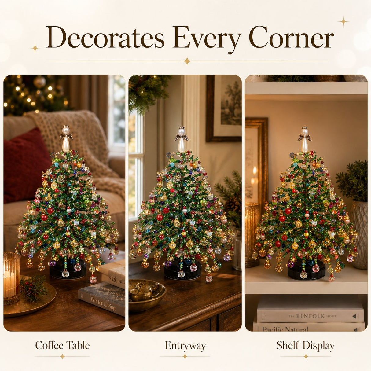 DIY Beaded Holiday Tree Craft Kit