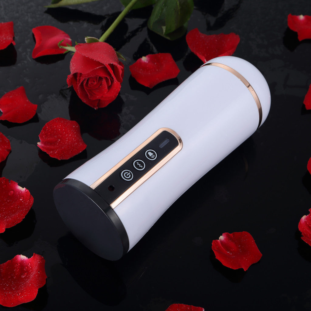 Silicone Material Vibrating Men's Masturbation Cup