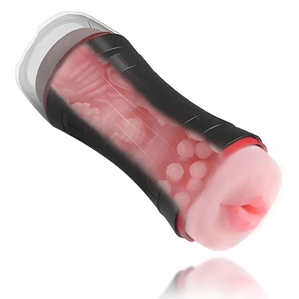 Double Head Vacuum Silicone Sucking Masturbation Cup