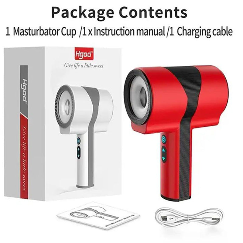 Electric Telescopic & Rotating Male Masturbator Cup