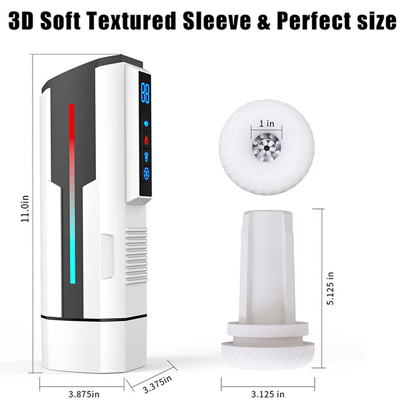 Fully Automatic Telescopic Rotating Intelligent Voice Heating Strong Suction Cup Masturbation Cup