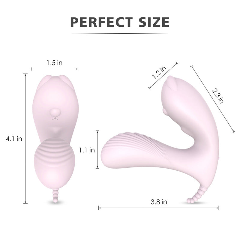 G-Spot Clitoris Wearable Silicone Wireless Remote Control Vibrator