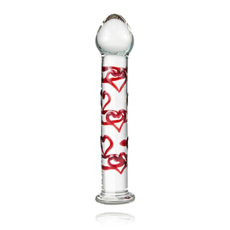 Glass Pleasure Wand With Mushroom Tip