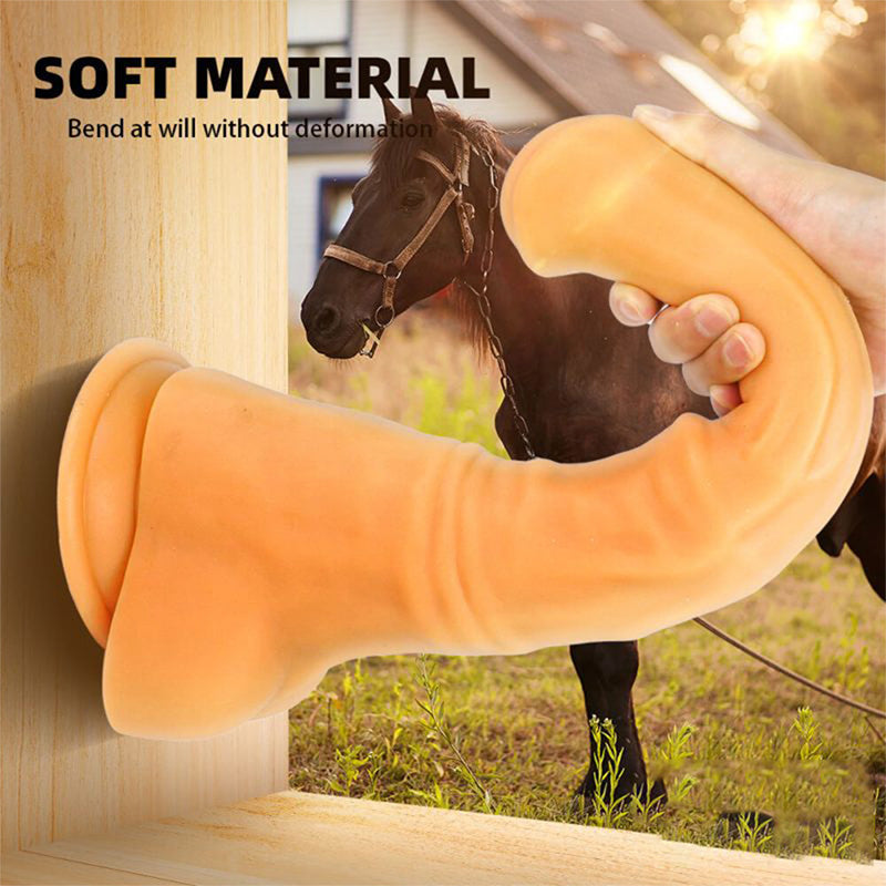 Huge Simulated Horse Suction Cup Dildo