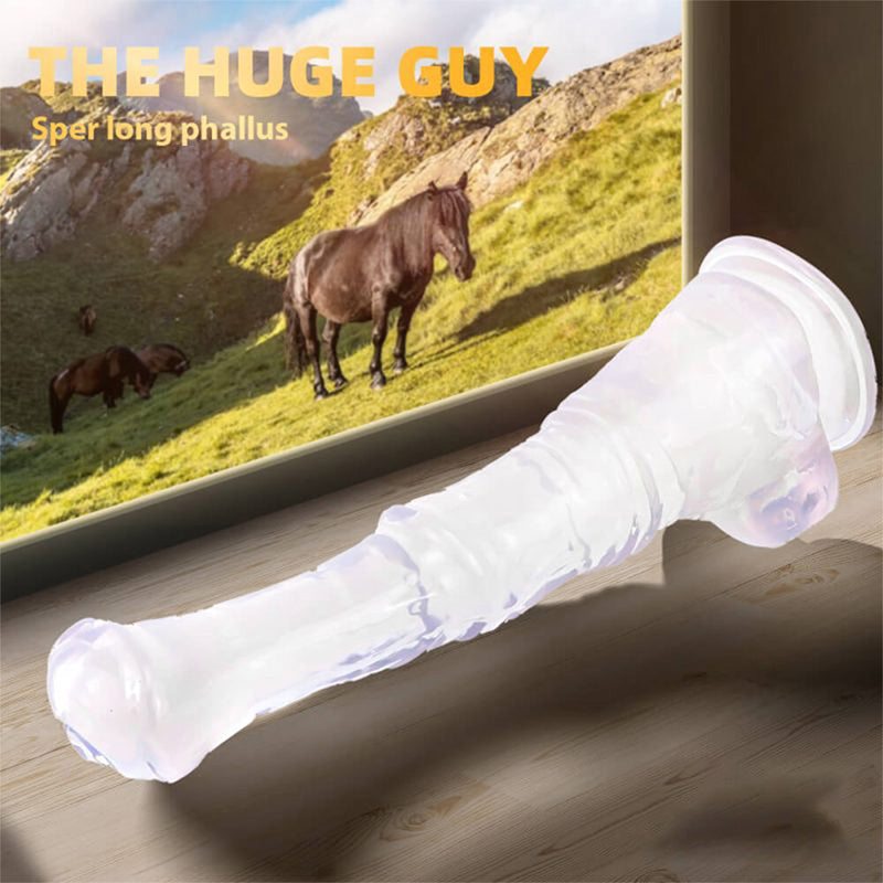 Huge Simulated Horse Suction Cup Dildo