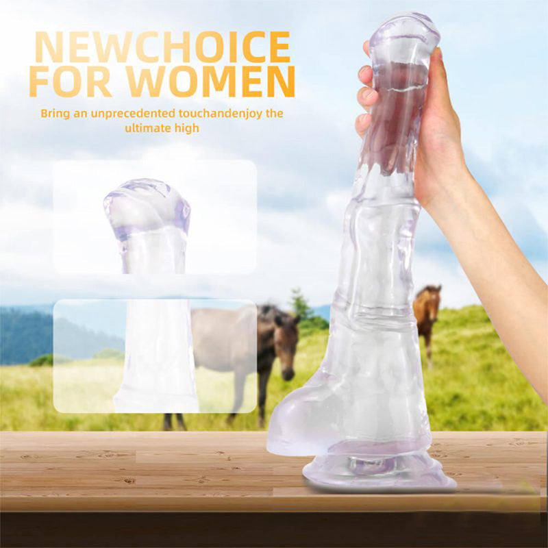 Huge Simulated Horse Suction Cup Dildo
