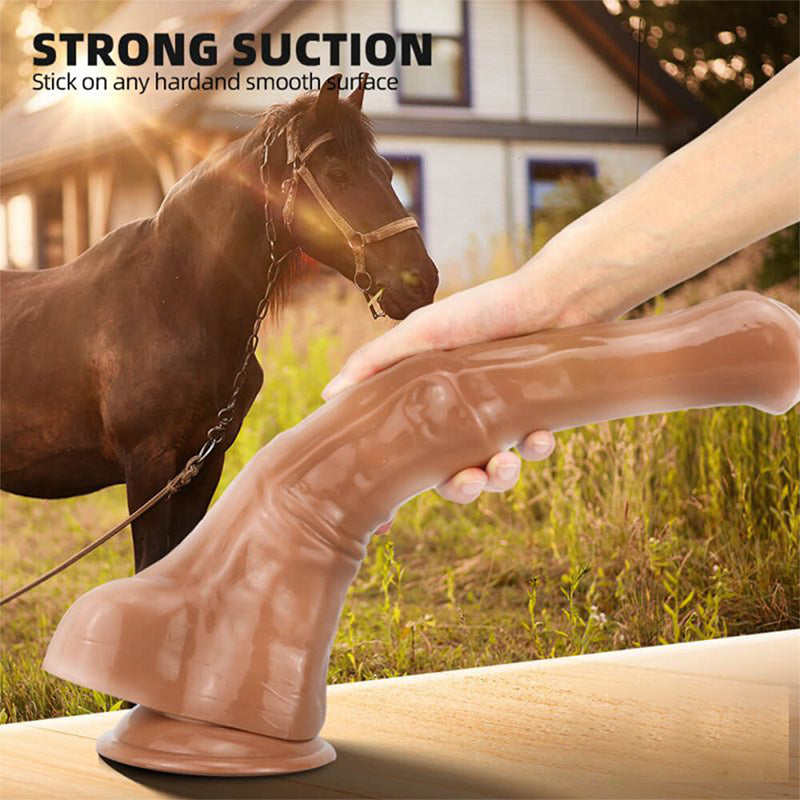 Huge Simulated Horse Suction Cup Dildo