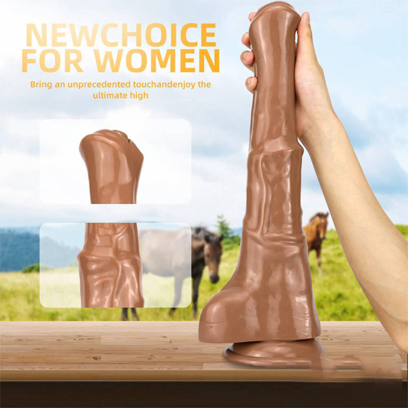 Huge Simulated Horse Suction Cup Dildo