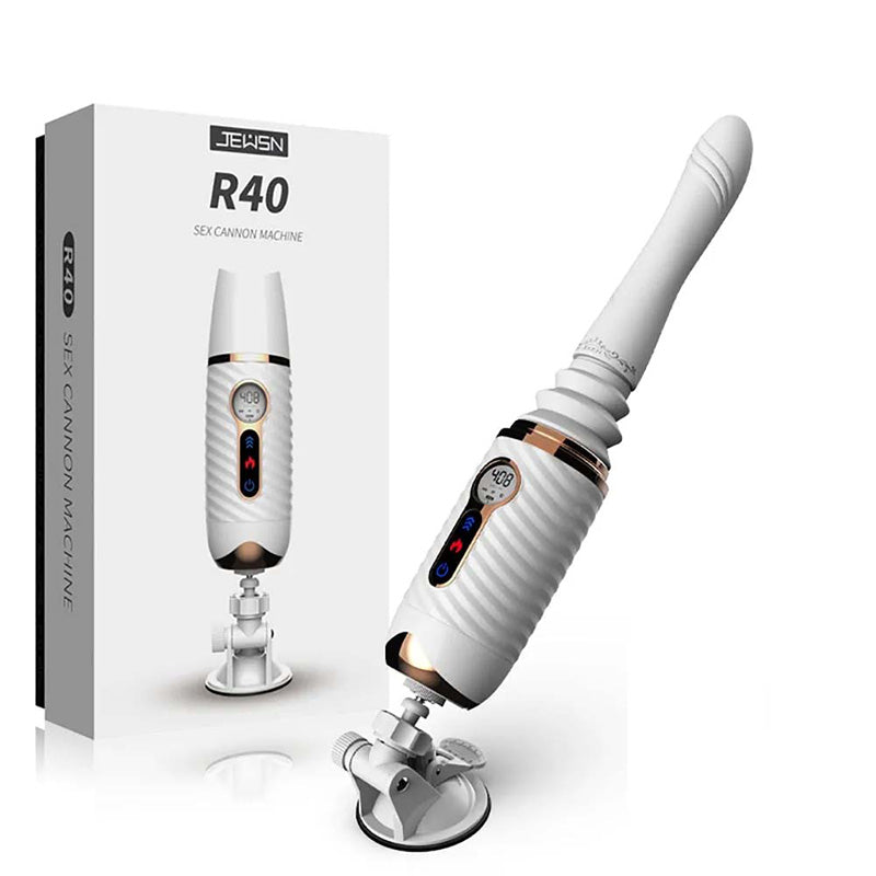 JEWSN R40 Fully Automatic Heated Retractable Insertion Dildo