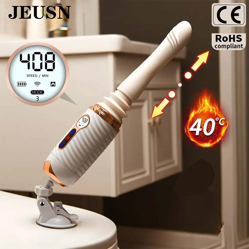 JEWSN R40 Fully Automatic Heated Retractable Insertion Dildo