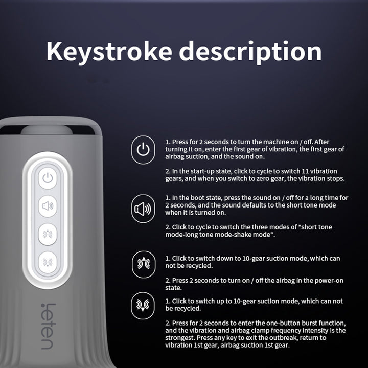 Sucking & Vibration Masturbation Cup