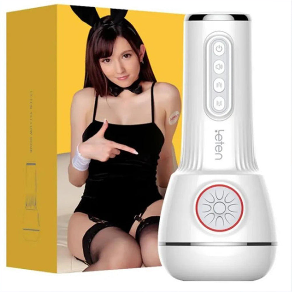 Leten IV 10 Vibrating & Sucking Male Masturbator With Heated Voice